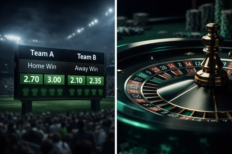 Diferenças entre apostas desportivas e casino online em Portugal: margem, habilidade e tributação
