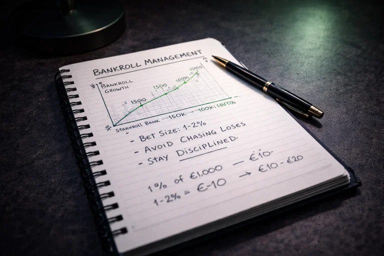 Gestão de banca nas apostas desportivas: critério de Kelly, flat betting e sistemas de bankroll management