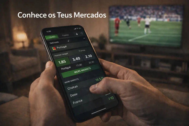 Tipos de apostas desportivas online - guia completo de mercados, handicap, cash out e live betting